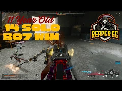 14-Elim Rebirth Solo Win (BO7) — Controller, Aim Assist Off | ReaperGG