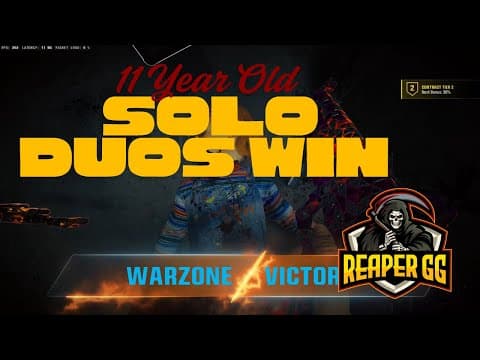 11-Year-Old ReaperGG Drops 16 in Warzone Solo Duos Victory