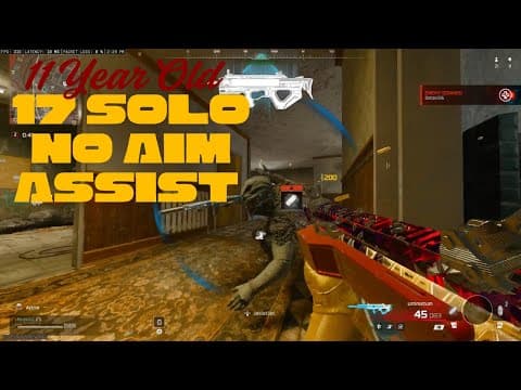 17-Elim Rebirth Solos (BO7) — Controller, Aim Assist Off | ReaperGG